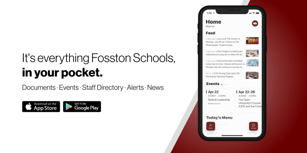 Fosston Schools New Mobile App