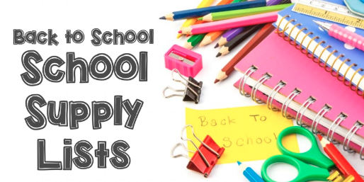 Grade 7 and  8 School Supply List 2022-23
