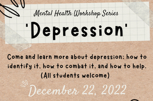 Mental Health Workshop Series - Depression