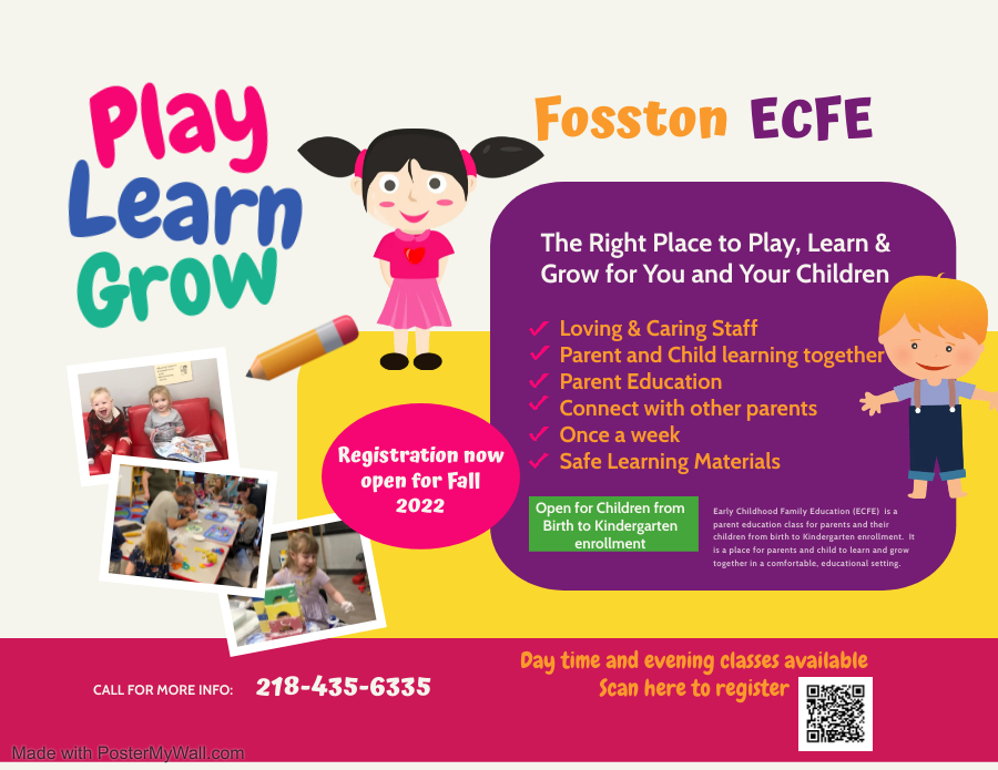 flyer for ECFE
