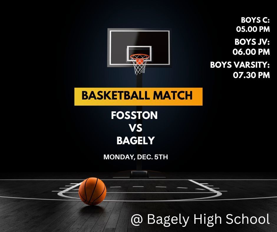 Multiple boys basketball games against Bagely